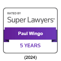 Super Lawyers 5 Years - Paul Wingo